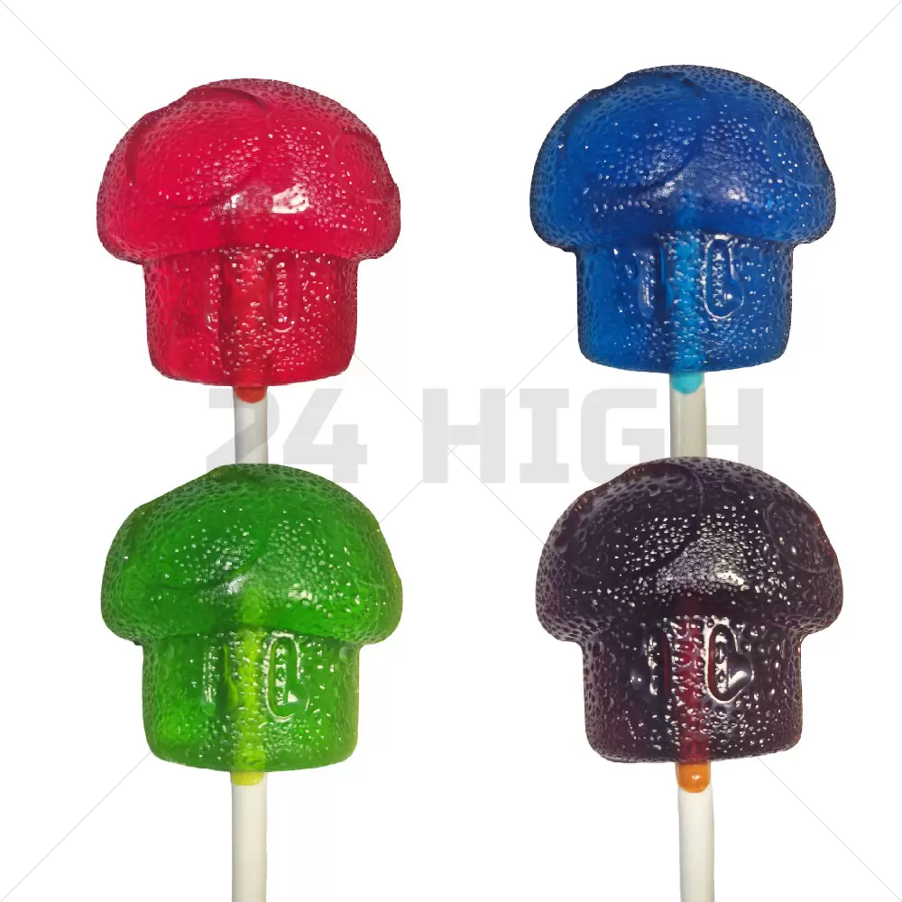 Mushroom Lollypops - 4 Pack