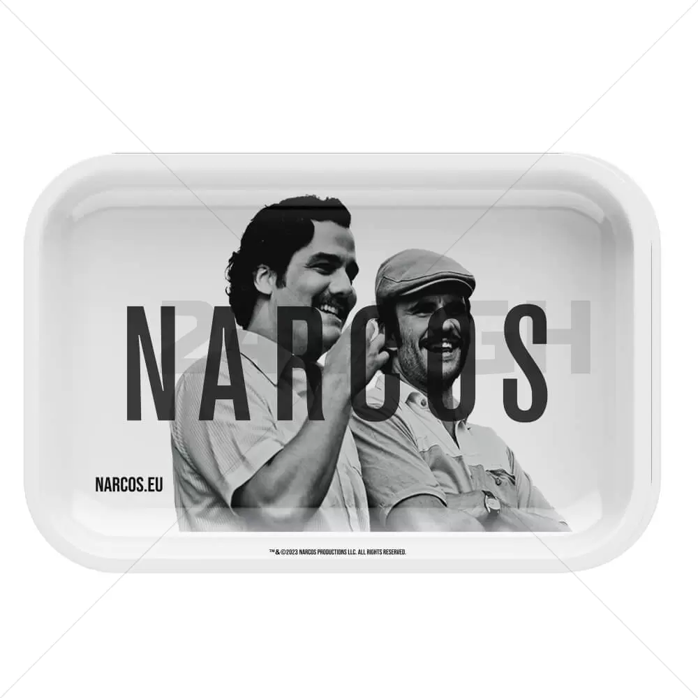 Narcos - Rolling Tray White Small