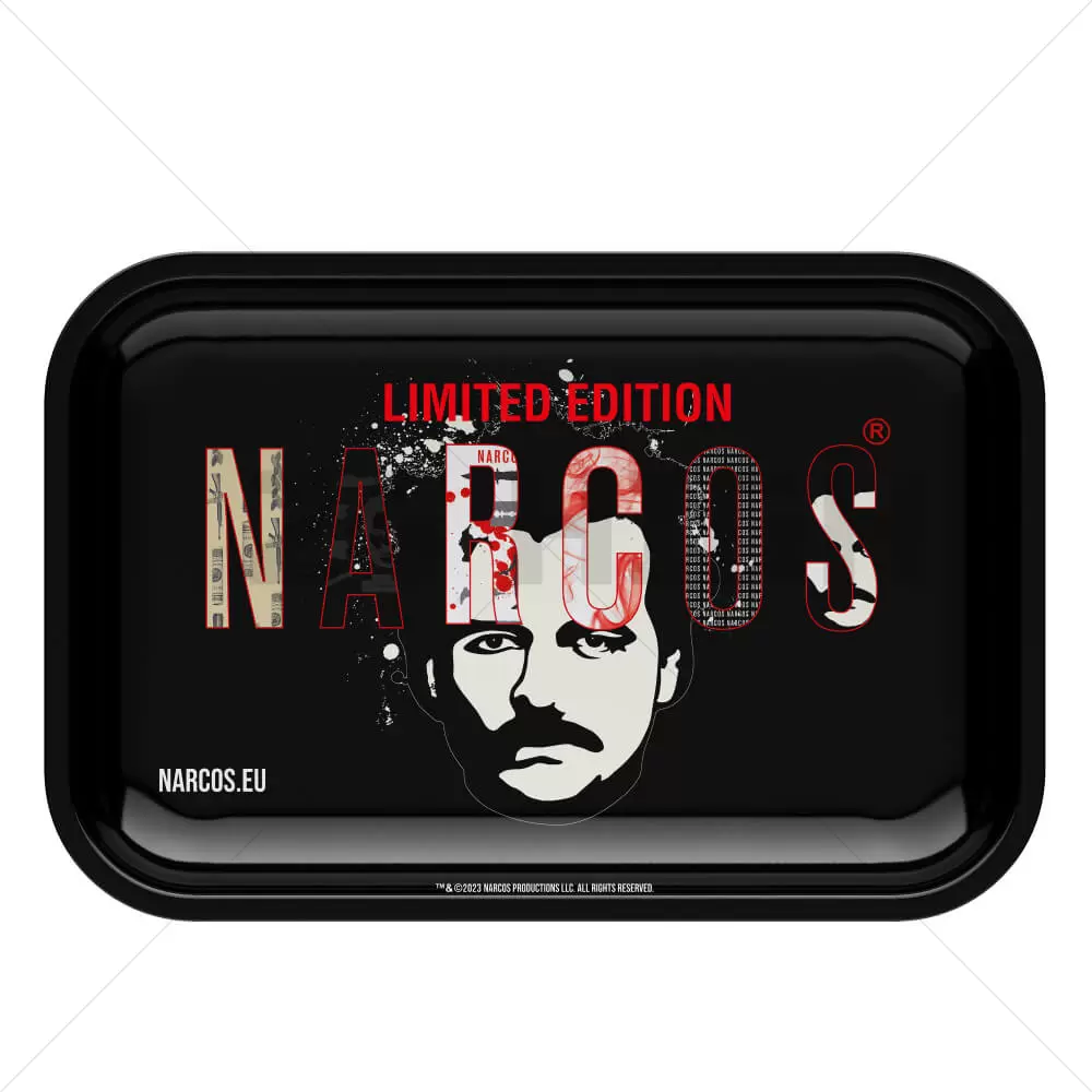 Narcos - Rolling Tray Black Small