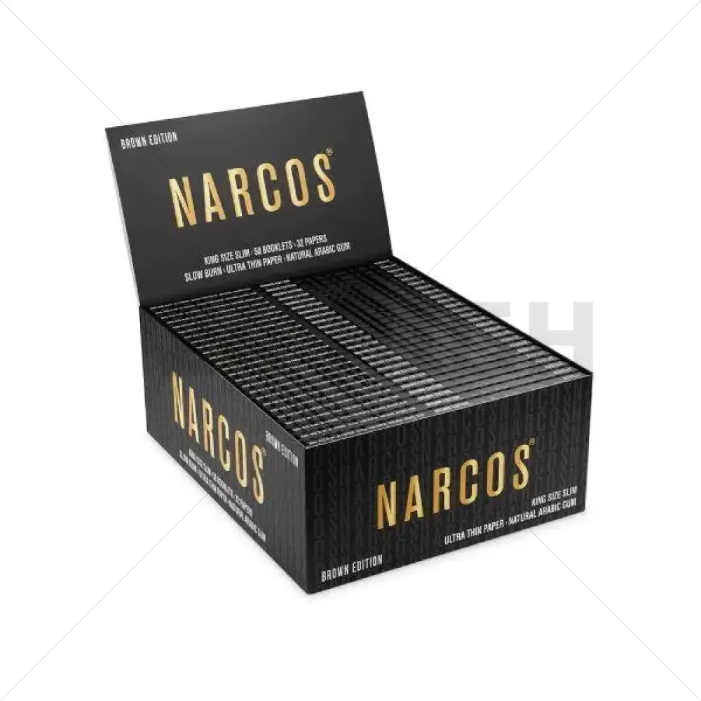 Narcos - Rolling Paper KS Slim Brown Edition - Display 50pcs