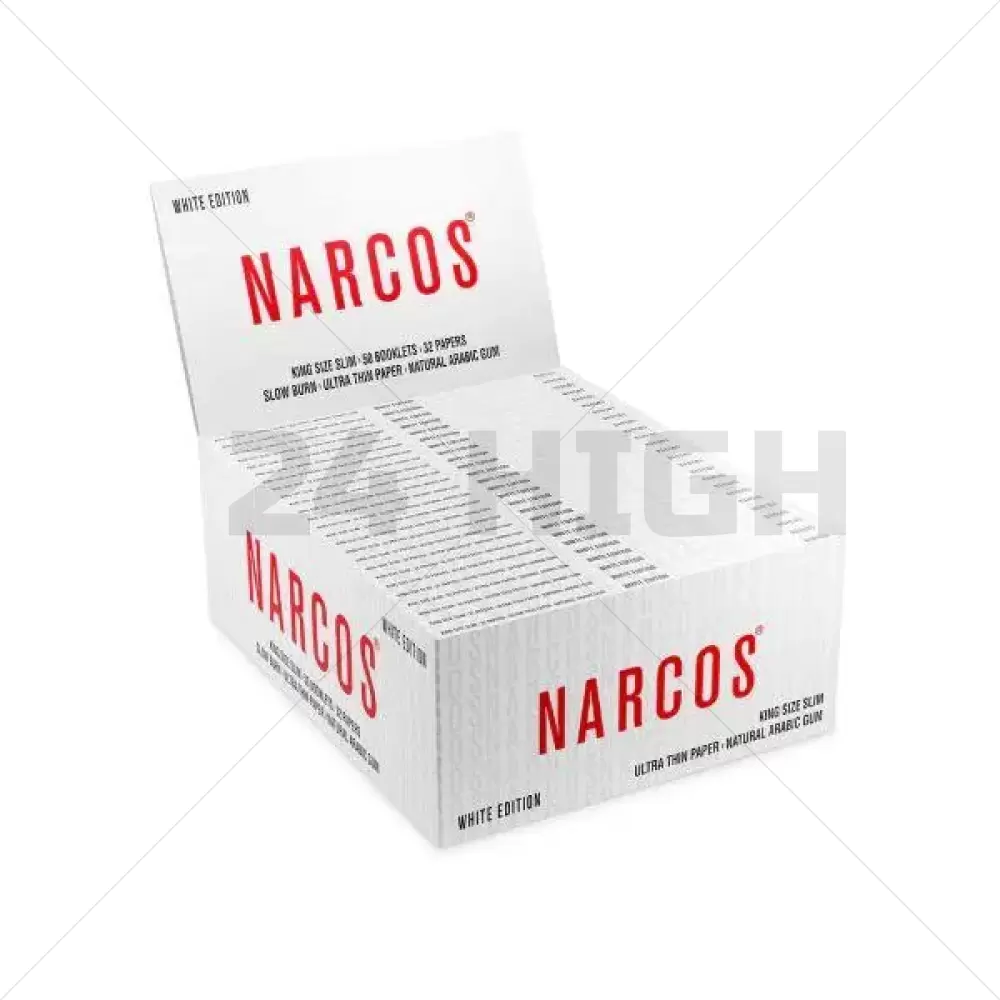 Narcos - Flow KS Slim White Edition - Display 50pcs