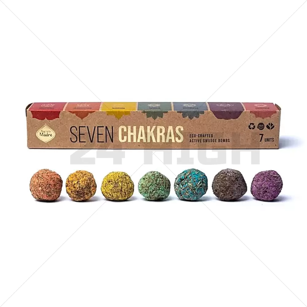 Sagrada Madre Premium 7 Chakra Smudge Bombs