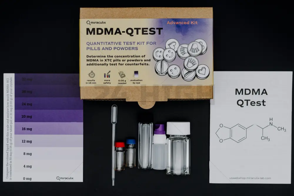 MDMA - QTEST (Advanced) Test for MDMA (Miraculix)