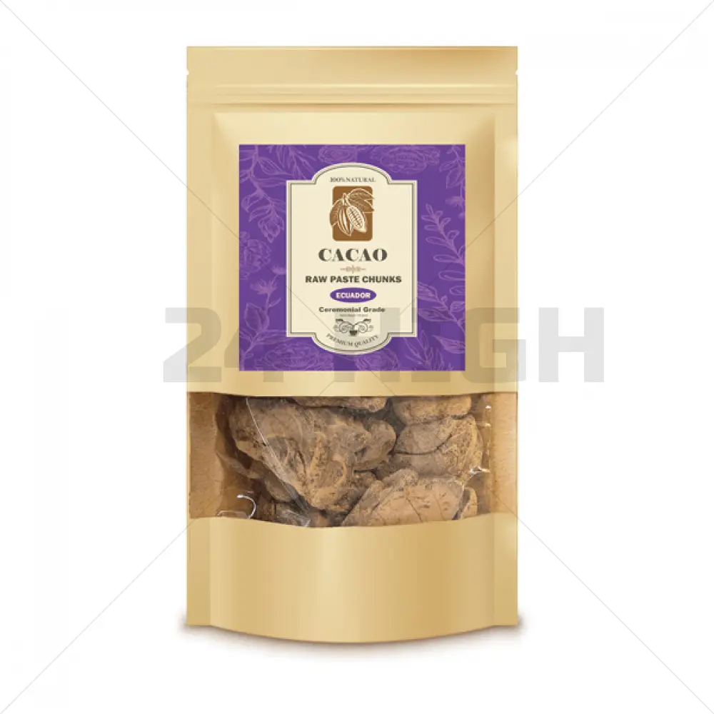 Ceremonial 100% Raw Cacao Paste Chunks - Ecuador