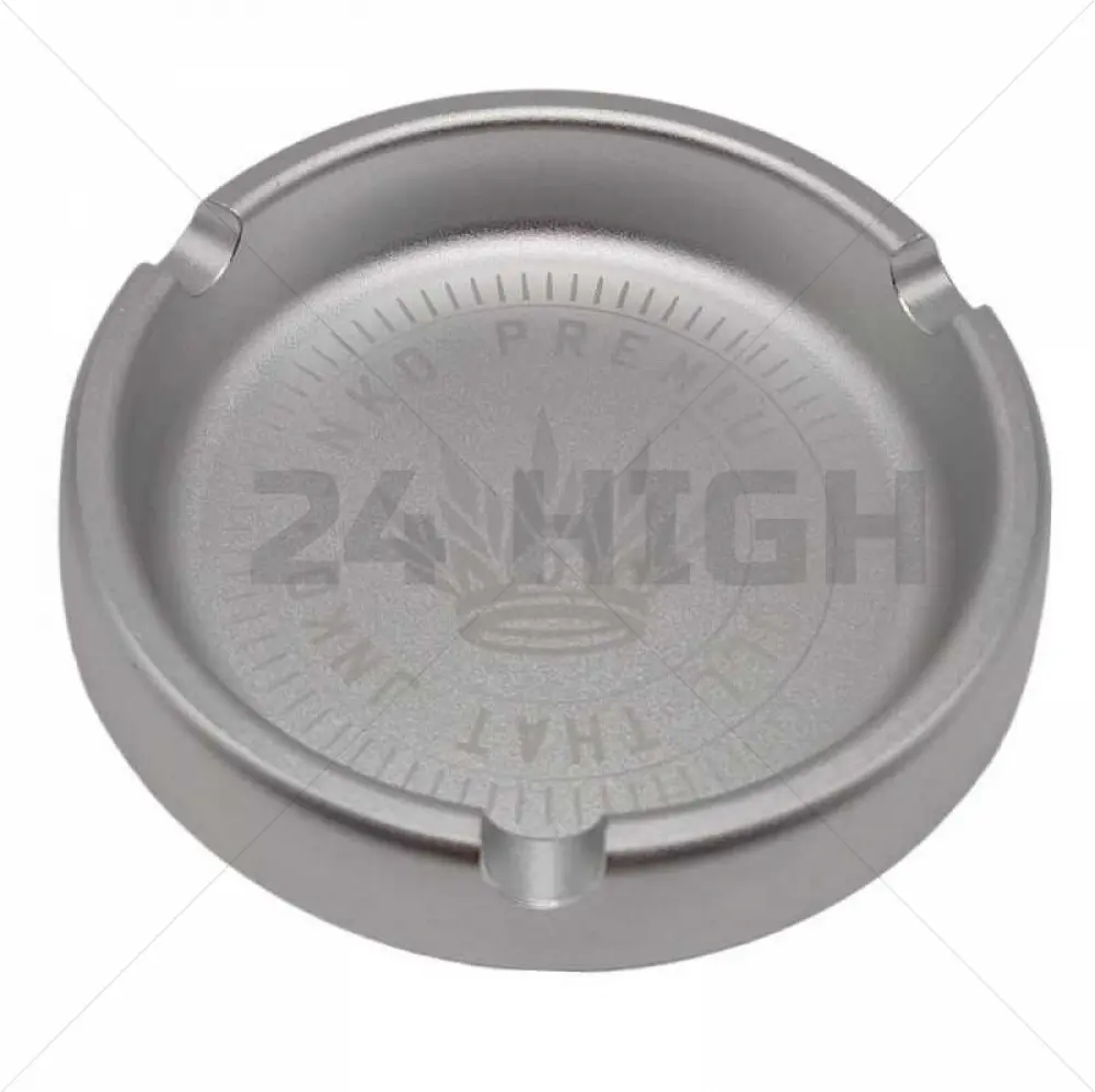 Aluminium Ashtray Round 10cm | Silver | JNKO Premium