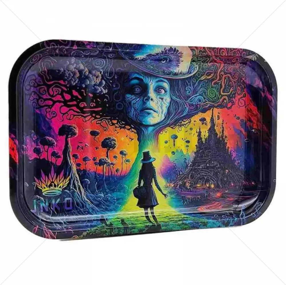 Rolling Tray XXL | 29x19cm | Psychedelic Series | Design 2 | Wonderland 2