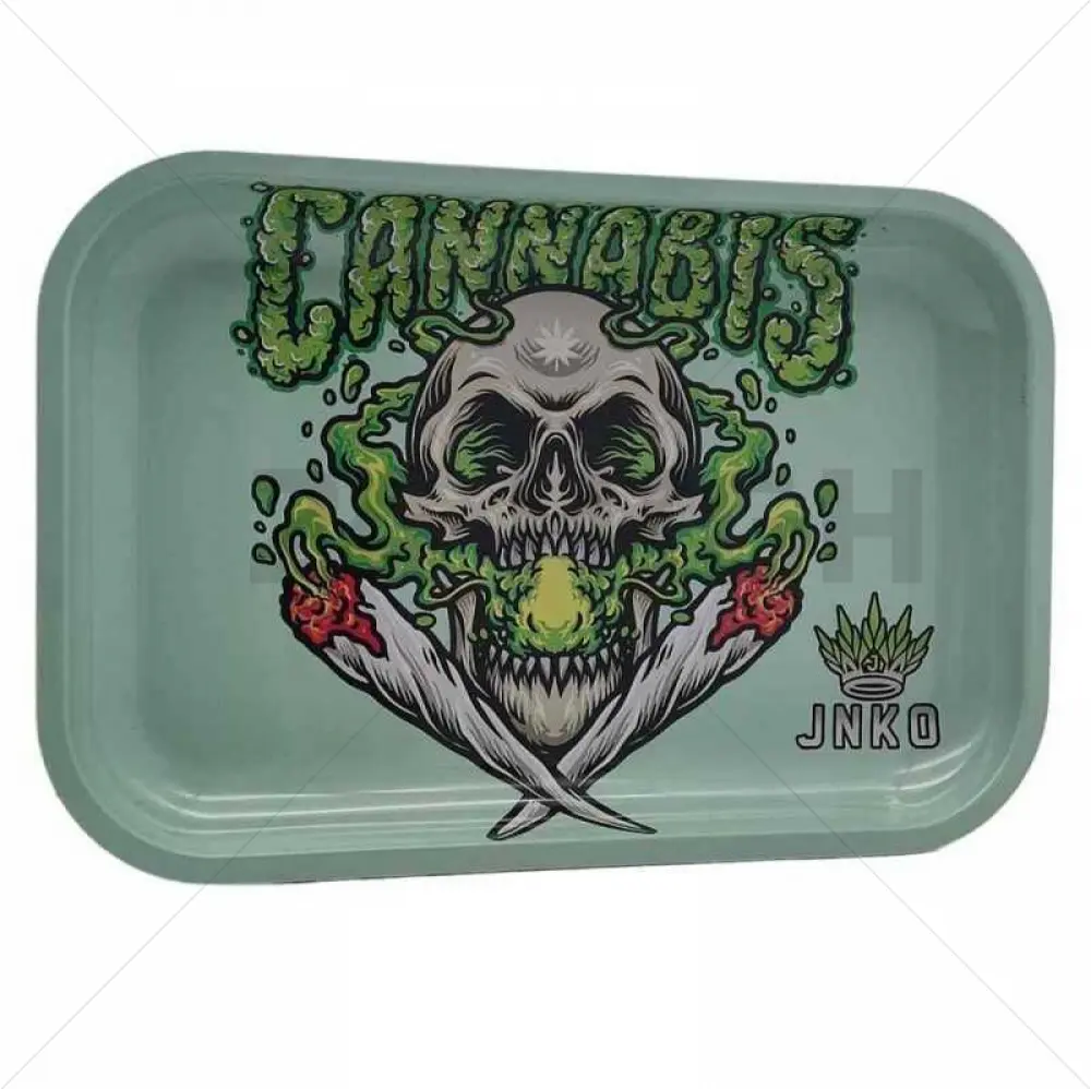 Rolling Tray XXL | 29x19cm | Stay 420 Series | Design 3 | Skull Smoker 2