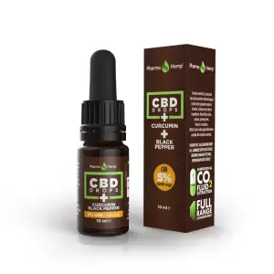 PharmaHemp CBD drops 5% + Curcumin - 24High