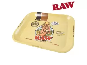 RAW Brazil 2 Girl Bikini Medium Metal Smokers Rolling Tray