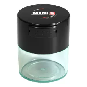 Tightvac Vacuum Sealed Dry Goods Storage Container, Black, 6 oz